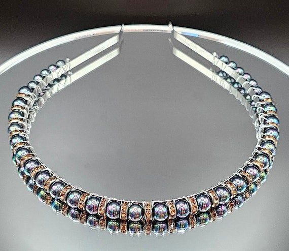 Bejewled Metal Tiara Be Jeweled Tiara – Dancing Bear Toys main image 4