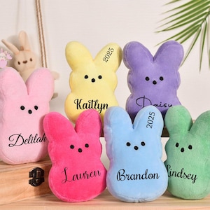 Osterhase Plüschtier, Personalisierter Hase, Gehäkelte Osterhasen, Korbfüller, Kuscheltier, Osterhase mit Namen