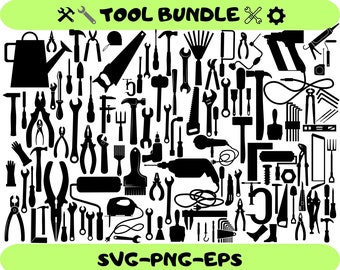Tools Svg Bundle, Mechanic Tools Svg, Wrench Svg, Hand Tool Svg for ...