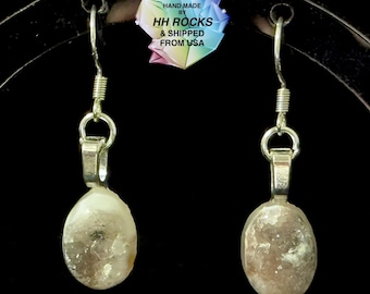 Druzy Agate Earrings - Handmade in Colorado - 25-361