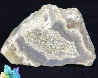Tuxedo Crazy Lace Agate from Mexico - Hand Cut and Polished in Colorado - 25-327