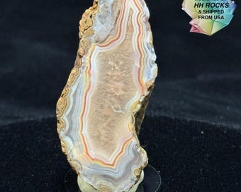 Red Banded Malawi Agate from Africa - 25-235