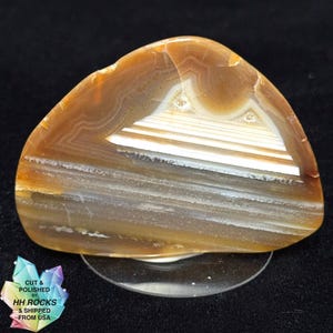 Mountain Madness! Water - Level Banded Brazilian Agate. # 25-173
