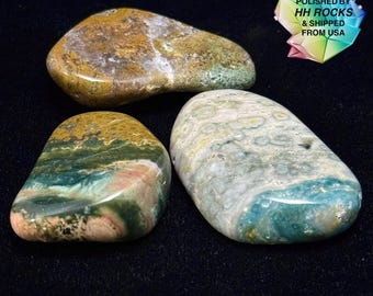 3-Pack of Tumbled Ocean Jasper from Madagascar - 25-315