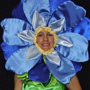 Forget Me Not Flower Head Piece- Adult Size - Available to ship