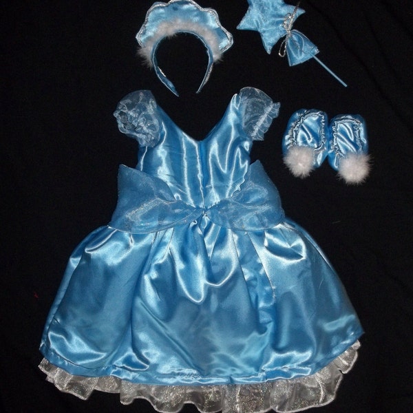 Ensemble de robes de princesse Cendrillon pour tout-petits - Toutes les tailles