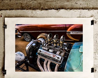 Thunderbird Classic Car Photo Print: Color Pop Wall Art
