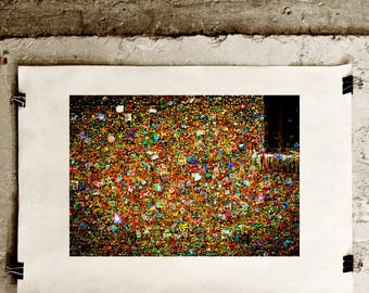 Seattle Gum Wall Art Print: Color Pop Photography