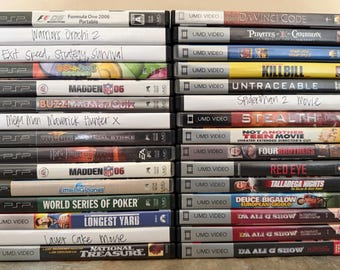 VARIOUS PSP Games & Movies