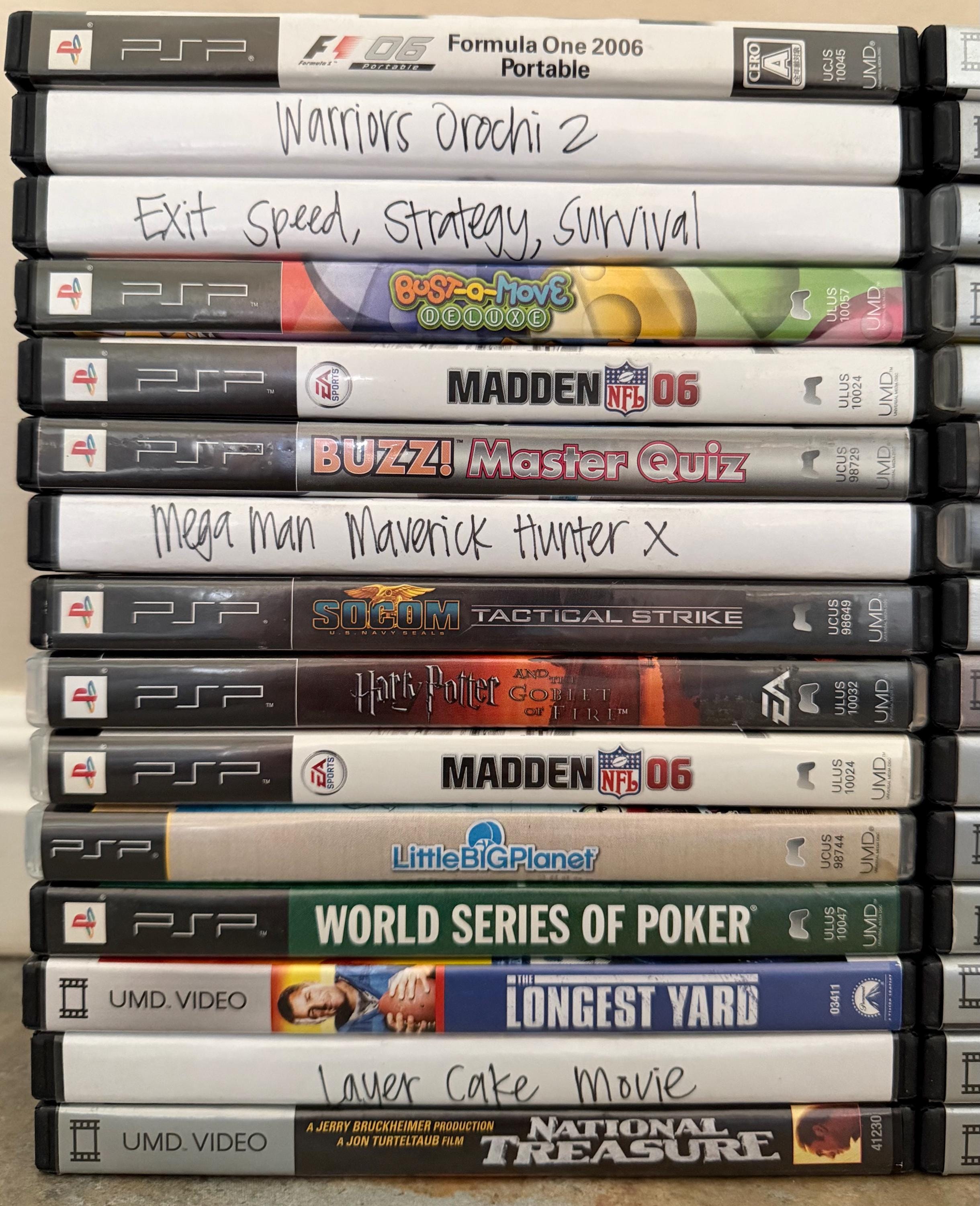 VARIOUS PSP Games & Movies - Etsy