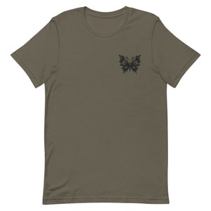 Sharp Butterfly Embroidery t-shirt