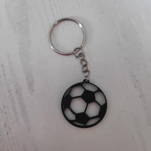 Soccer Ball Keychain | Personalized Handmade Keychain | 3D Printed Sports Accessory | Gift for Soccer Fans