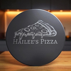 Personalized 15&quot; Pizza Stone – Custom Baking Stone for Oven & Grill – Engraved Pizza Gift – Crispy Crust Pizza Maker
