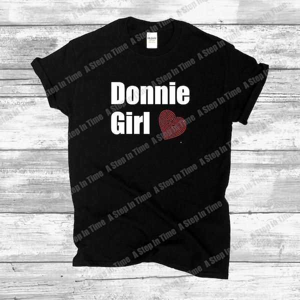 Donnie Girl - Concert - Cruise - Mixtape - NKOTB Inspired T-Shirt