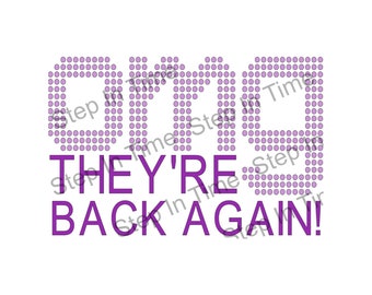 Backstreet Boys OMG They're Back Again Cut File (Digital Download)