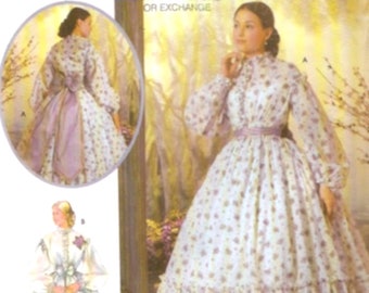 Historical Crinoline hoop skirt Southern costume Wedding lingerie sewing pattern Simplicity 7216 size 14 to 20 UNCUT