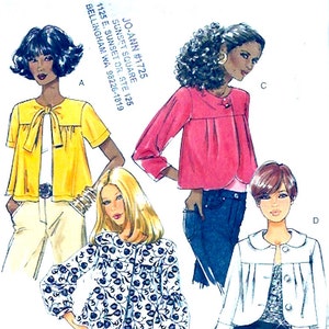 Spring Summer Jackets Sewing Pattern Day Evening Style Butterick 5187 ...