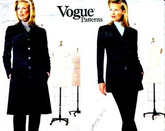 Vogue 2005 Designer sewing pattern Autumn jacket coat top pants Sz 8 to 12 UNCUT Chic style