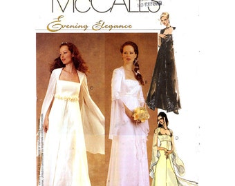 McCalls 3010 sewing pattern Renaissance style wedding dress frock 3 sizes UNCUT