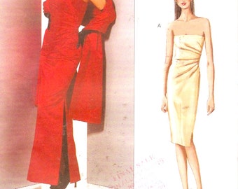 Vogue 2481 Designer Bellville Sassoon dress sewing pattern Sz 8 to 12 UNCUT