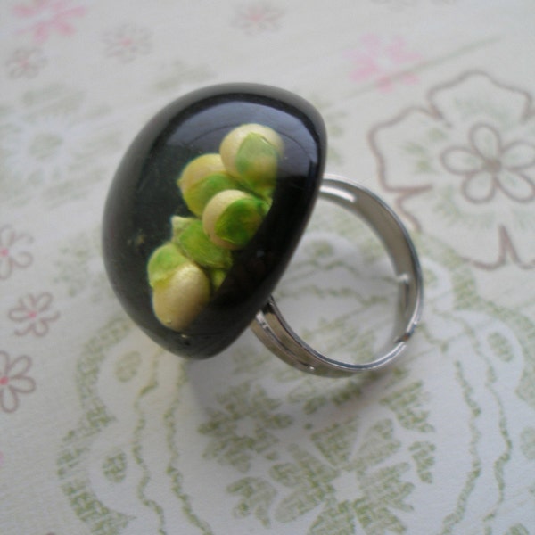 Black Acrylic (resin) Ring