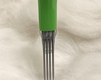 Felting Needles Quad Point Multi-Needle Felting Tool with Color-Coded Rubber Handles - select from a variety of sizes and gauges