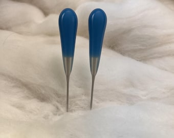 Felt Alive Single Point Felting Needles - Blue Handle 42T Fine Finisher - 2 Pack