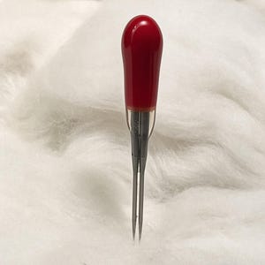 Felting Needles 38 star RED MULTI-PURPOSE Double Point - Felt Alive Color-Coded Needle Felting Tool with Rubber Handle