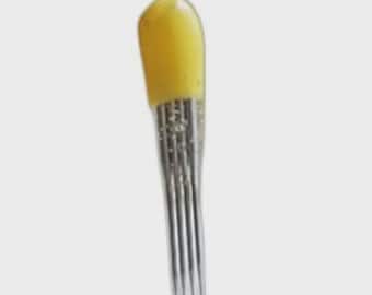 Felting Needles 40t All-Purpose YELLOW QUAD POINT Felt Alive Color-Coded Multi-Needle Felting Tool with Rubber Handle