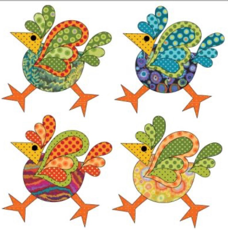 Appliqué Laser Cut Fusible Shapes by Urban Elementz Funky Etsy