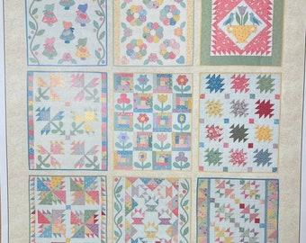 Fat Quarter Quilting 1930’s Style Patterns for 9 Small Quilts using Fat Quarters! by Lori Smith 16” x 20” #1501