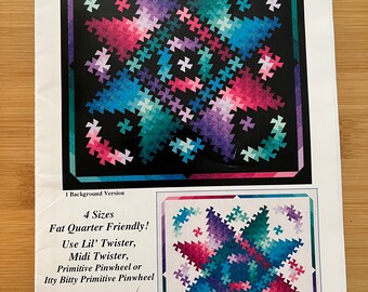 Twister Shimmer by Quilt Moments QM135 Pattern Kona Bay Fabrics