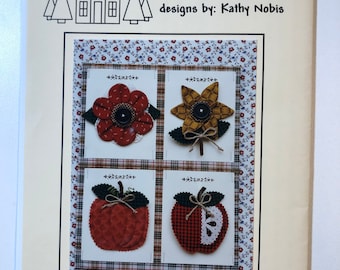 Village Peddler Pattern Co Pin Patterns by Kathy Nobis New Unused