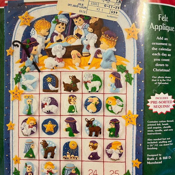 Nativity Advent Calendar Etsy