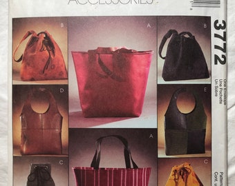 McCall’s Fashion Accessories 3772 New Uncut 5 bags