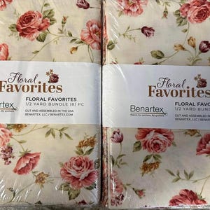Floral Favorites by Benartex 1/2 Yard Bundle (8pcs)