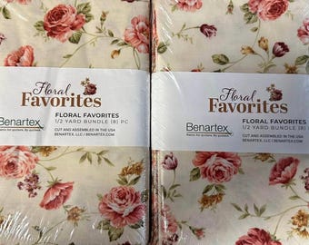 Bouquet floreale preferito di Benartex da 1/2 iarda (8 pezzi)