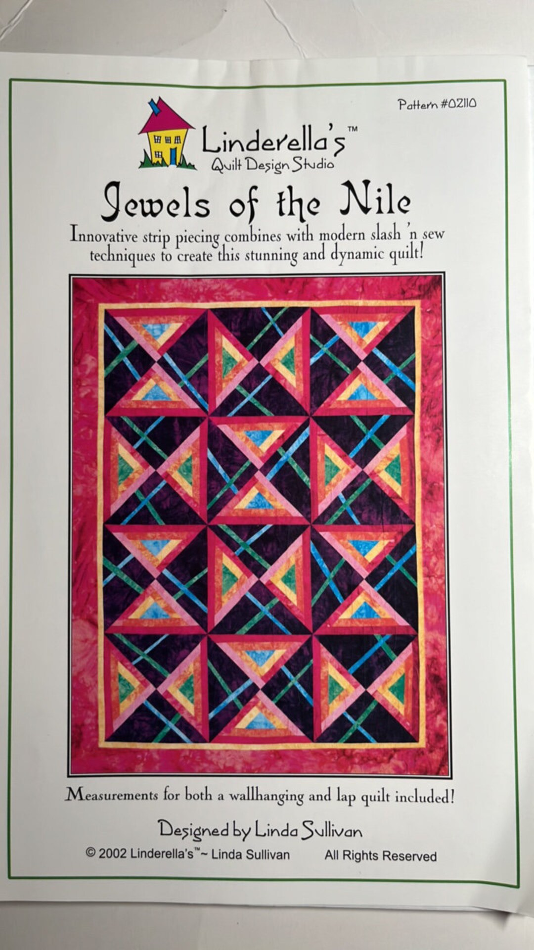 Nile Patterns Jewels of the Nile Wallhanging and Laptop Pattern New Unused - Etsy