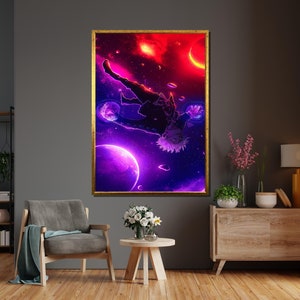 Jujutsu Kaisen Art Canvas Wall Decor, Home Decor Wall Art, Anime Canvas Print, Japanese Manga Art