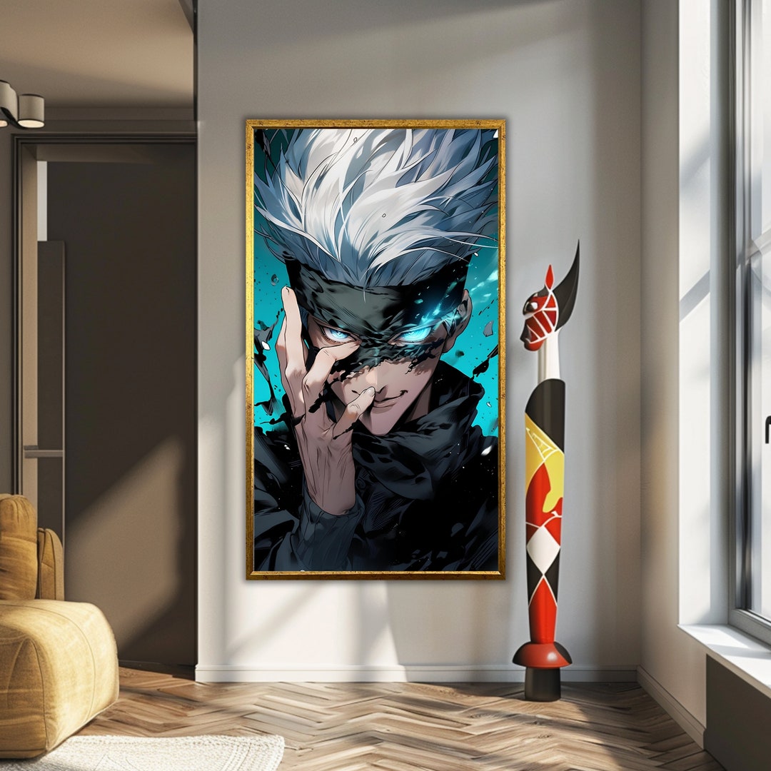 Jujutsu Kaisen Canvas Art Print, Anime Wall Decor, Japanese Manga ...