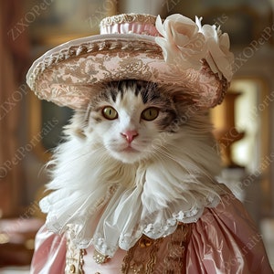 Custom Pet Portrait: Royal Renaissance Cat or Dog Art (Digital Download)