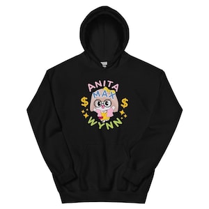 Anita Max Wynn Meme-hoodie | Grafisch sweatshirt Drake Alter Ego | Funny Gaming Streetwear - trendy uniseks oversized top met capuchon