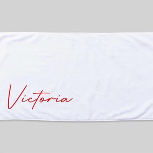 Personalized Script Name Beach Towel | Custom Summer Gift for Her | Microfiber Kids Pool Towel | Aesthetic Vacation Trip Accessories 2026
