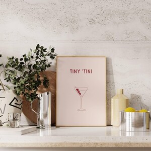 Martini wall art Martini print martini art martini wall decor martini glass wall art Espresso martini Martini lover gift Dirty martini gift