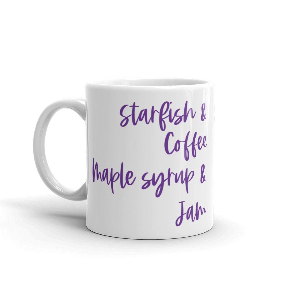 Starfish and Coffee Maple Syrup and Jam Mug Music Lover Etsy Denmark