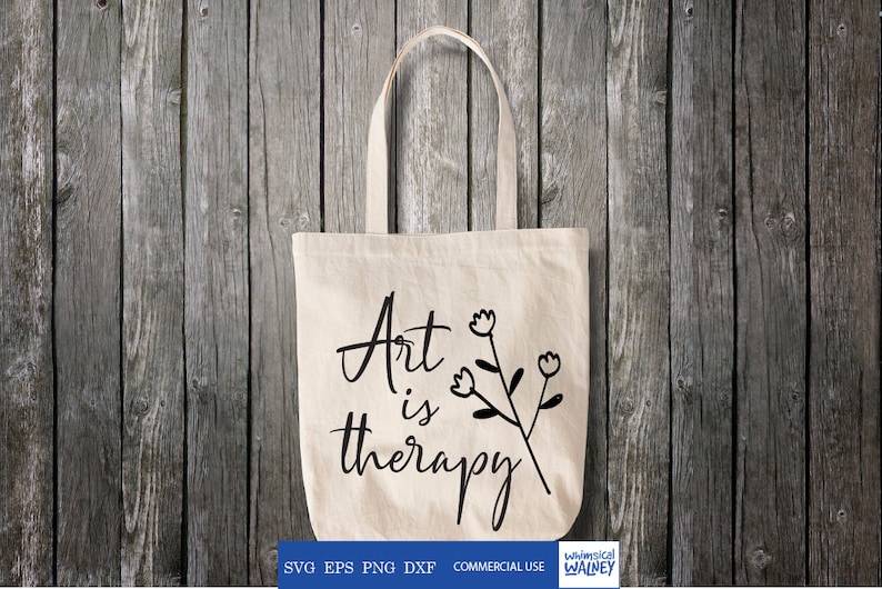 Download Motivational SVG art teacher gift Silhouette tote design | Etsy