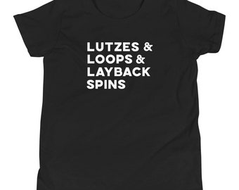 Lutzes, loops, layback spins SVG, ice skating, ice skater, figure skater gift, figure skater, patinaje regalo, rink mom, ice skate