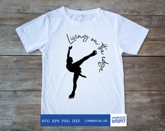 Figure skating SVG, figure skater cut file, figure skater design, ice skating, ice skater, skating transfer, patinar, patinaje, skate svg