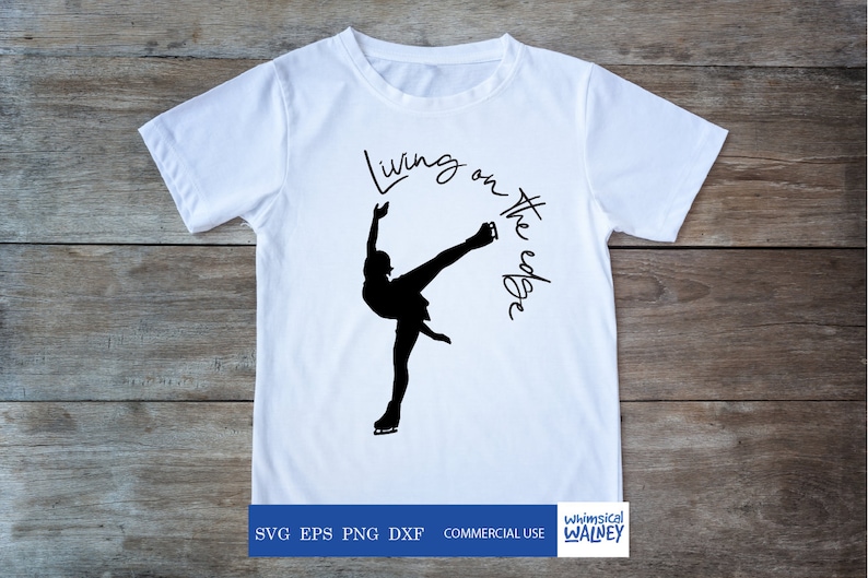 Figure skating SVG, figure skater cut file, figure skater design, ice skating, ice skater, skating transfer, patinar, patinaje, skate svg image 1