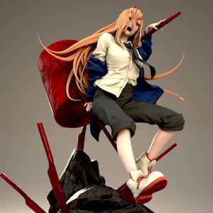 Power Chainsaw Anime Figure:  Garage Kit Unpainted/Painted